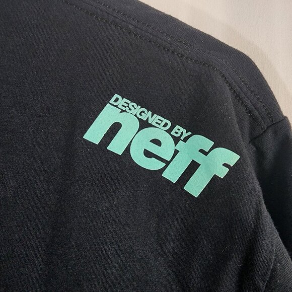 Neff Electric Run Graphic T-Shirt Designed By Next Level Large Cotton & Polyes - Picture 3 of 8